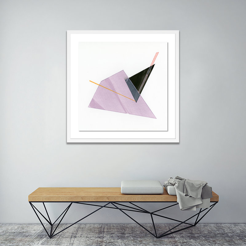 Other 2 Print by Kyle Marshall, 24" H x 24" W x 1.5" D, White