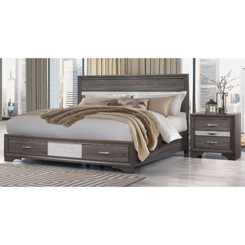 Lit Ryder Sparkle Grey, Grand lit