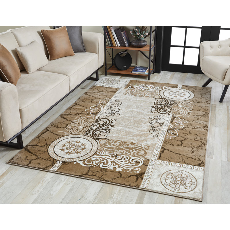 Runner Massira Floral Area Rug, Rectangle 160 x 230cm