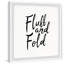 Fluff And Fold Laundry Fun - Single Picture Frame Print-1149524836