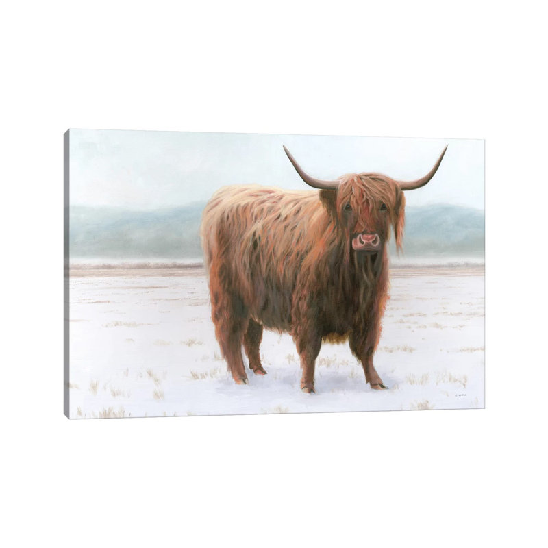 King of the Highland Fields by James Wiens - 1 Piece Wrapped Canvas Wall Art, 30.48 cm H x 45.72 cm W