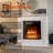 Pugmire 17.8'' W Electric Fireplace