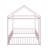 Full Size Metal House-Style Bed Frame-121384077
