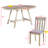 Drida Extendable Dining Set-1527596559-1527596556