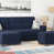 Chenille bleu foncé est en rupture de stock