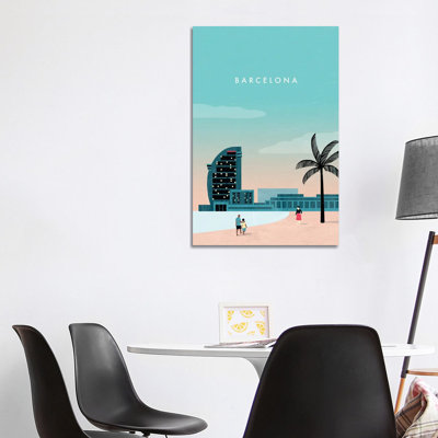 Barcelona by Katinka Reinke - Wrapped Canvas Print
