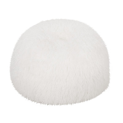Comfortable Faux Fur Bean Bag With Versatile Design For Relaxation by Ivy Bronx