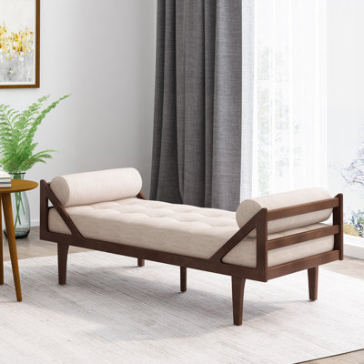 Chaise longue sans accoudoirs touffetée