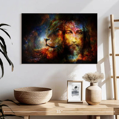 Leisha Cosmic Lion And Jesus