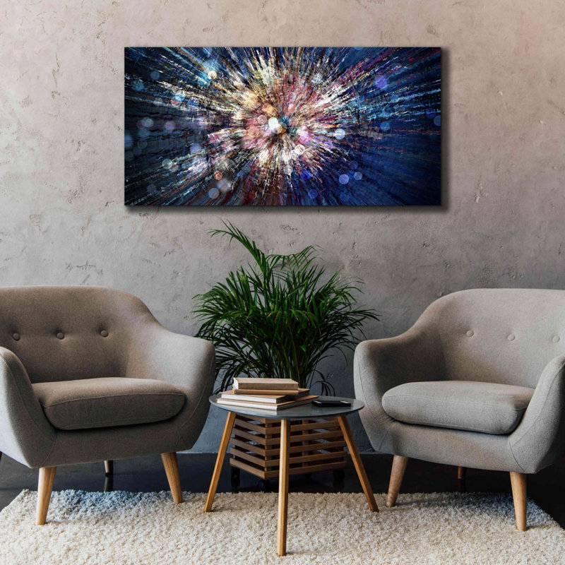 «The First Moment» par David Manlove, estampe numérique sur toile, H 30 po x l 60 po x P 1,5 po