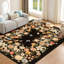 Tapis à motif floral rétro 8 x 10 po Garvee-725166134