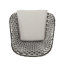 Chaise de patio avec coussin Leeroy