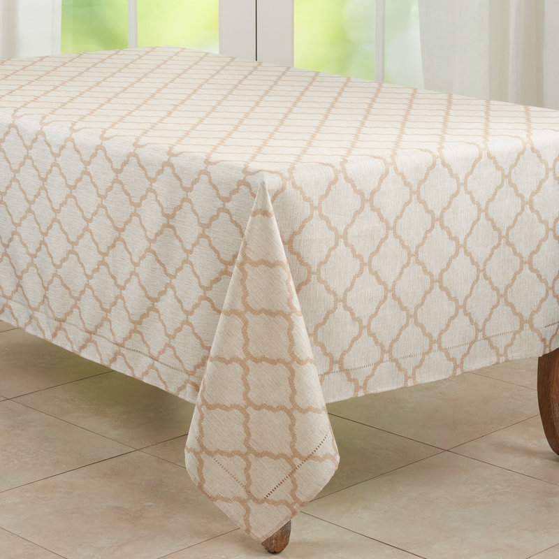 Tablecloth, 90" x 65", Taupe