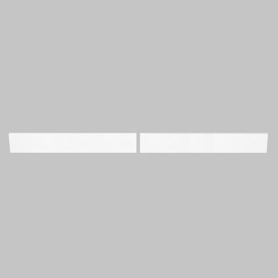 61 in. W Engineered White Marble Backsplash (2pcs of 30.5in)
