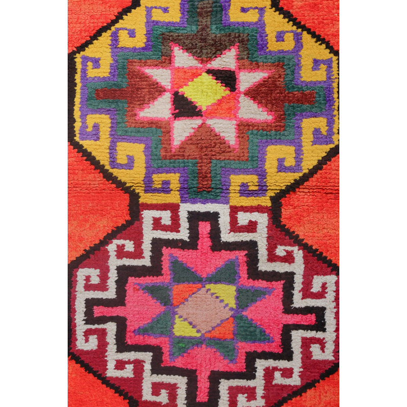 Vintage Turkish Village Rugs One-of-a-Kind Runner 2'8" X 11'9" Area Rug