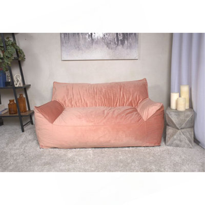 Fauteuil à billes surdimensionné 2 places avec accoudoirs Fila Velveteen