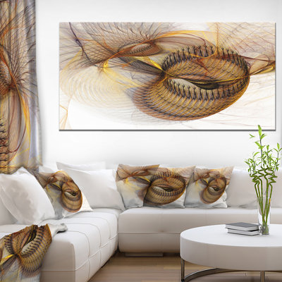 " Abstract Brown Spiral Texture "