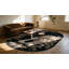 Lush Wool Pile Antique Chinese Art Deco Black Color Oval Shape Rug