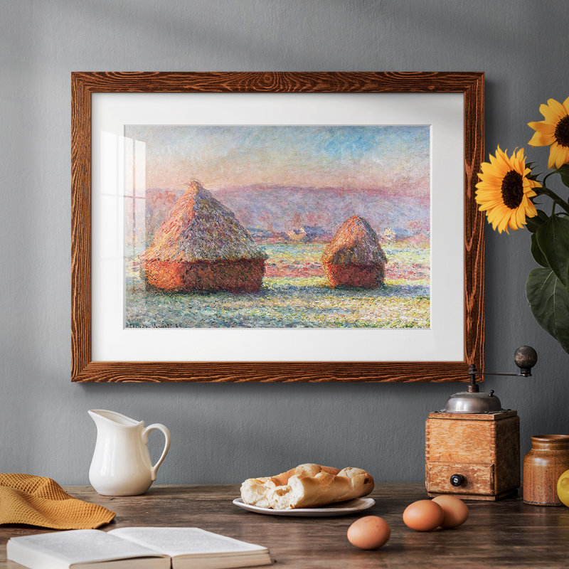 " Haystacks ", Maple, 28" H x 42" W