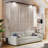 Murphy Bed With Sofa And Led