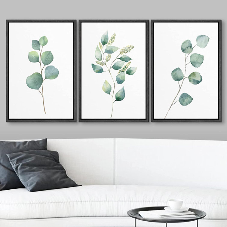 at Home Leaves Collection Canvas Wall Art (4 ct)