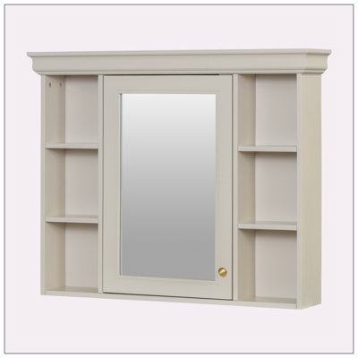Miroir d'armoire à pharmacie mural l 35,5 po H 28,74 po réglable