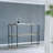 Metal Console Table, Mirrored Shelf