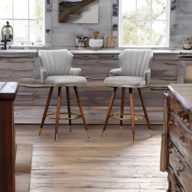 Tabouret de bar 28 po Mad Incroyable, Gris