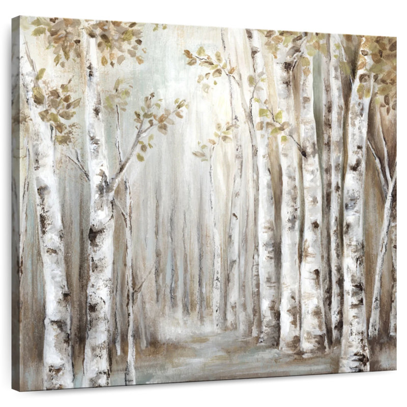 Alvord Sunset Birch Forest II, H 10 po x l 10 po