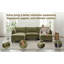 Canapé moderne en chenille vert moderne, canapé compact à 2 places avec deux ports de chargement USB et poches latérales, petit canapé pour chambre, bureau et appartement.-129240935