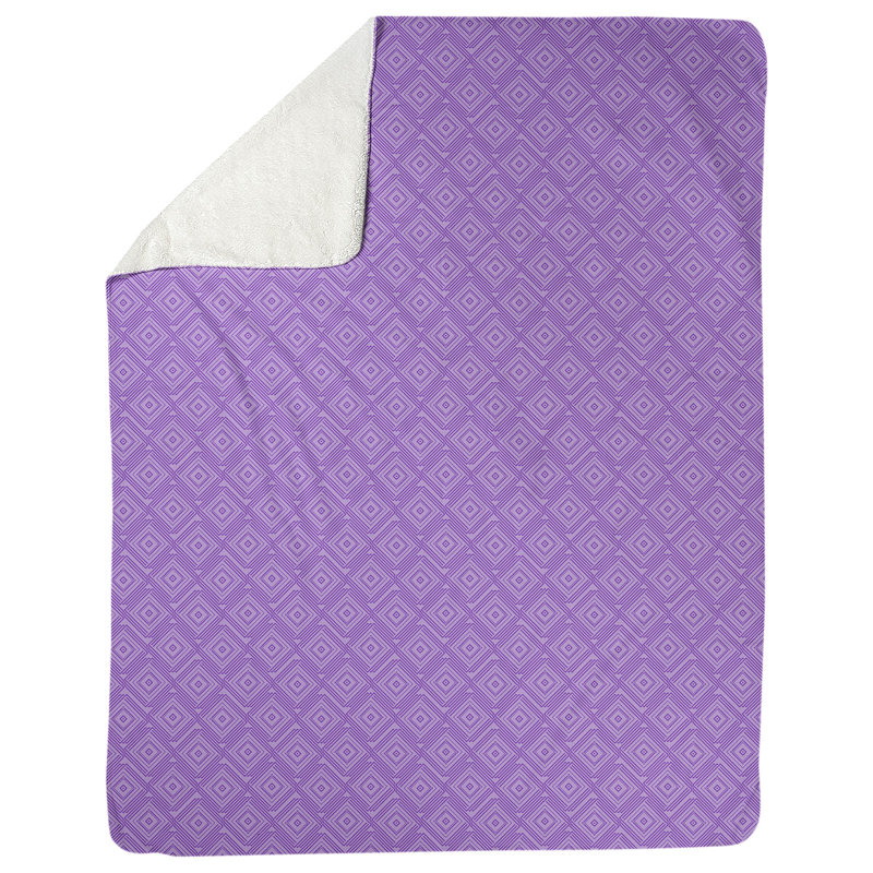 Couverture polaire Katelyn Elizabeth, l 52,5 po x L 62,5 po, Mauve