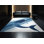 Tapis ombré moderne et contemporain lavable à la machine Oswee Narwhal - Gris