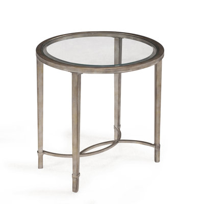 Allyance Glass Top End Table