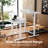 Electric Standing Desk With 2 Drawers, C-Clamp Mount Compatible, Height Adjustable Sit Stand Desk, 4 Memory Presets-1741605850