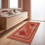 Tapis Mulberry2 moderne à l'aquarelle abstraite orange, rouge et crème, lavable en machine, antidérapant, à poils courts, pour l'intérieur et l'extérieur, adapté aux animaux domestiques, idéal pour le salon, la chambre, la salle à manger, l'entrée, le corridor ou le bureau.-1599122798