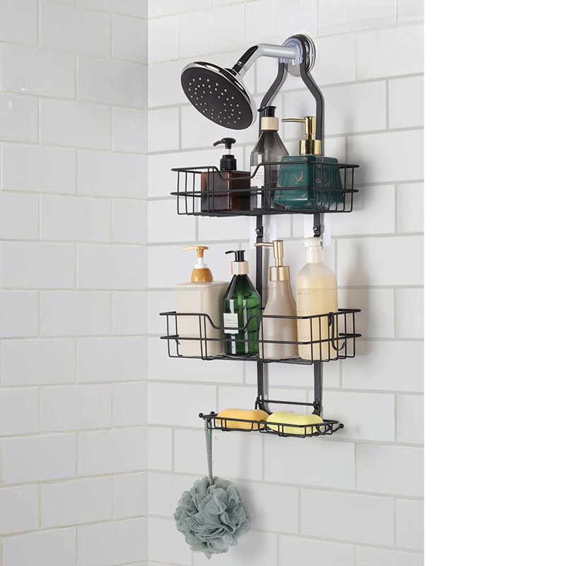 Serviteur de douche suspendu Koleton, Noir