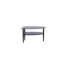 Glass Top Metal Base Dining Table