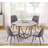 4 - Person Pedestal Base Dining Set
