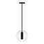 Luminaire suspendu 2 lumières avec abat-jour en verre blanc Rosenberger-1778156539