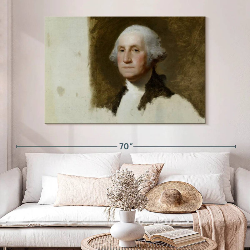 Leisha George Washington, H 34 po x l 51 po