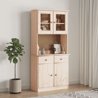Alizea 77cm Solid Wood Sideboard