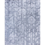 Overdyed One-of-a-Kind Rectangle 7'10" X 10'1" Hand Knotted Area Rug