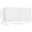 Bladyn Unfinished Floating Entertainment Centre for TVs up to 88"-1822483026