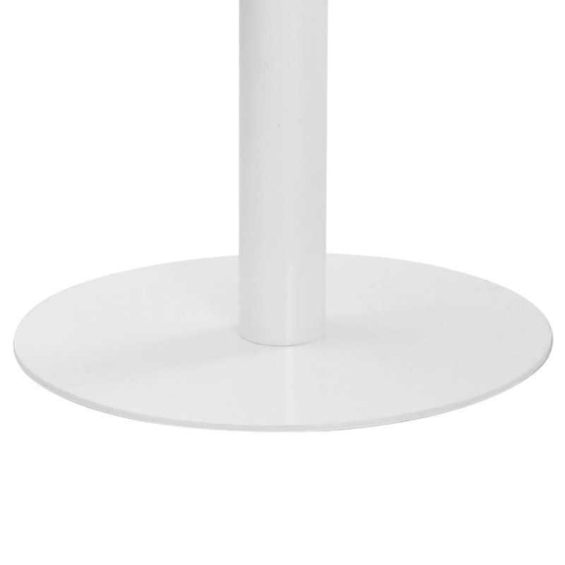 Table bistro Bistro, Brun clair, Blanc, H 29,5 po x L 31,5 po x l 31,5 po