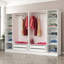 Ratib 100% MELAMINE COATED PARTICLE BOARD Wardrobe