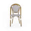 Chaise pivotante d'extérieur en osier