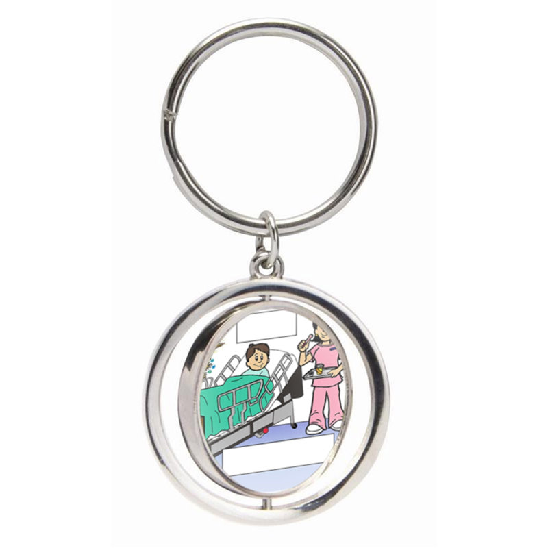 Personalized Nurse - Porte-clés féminin, Oui