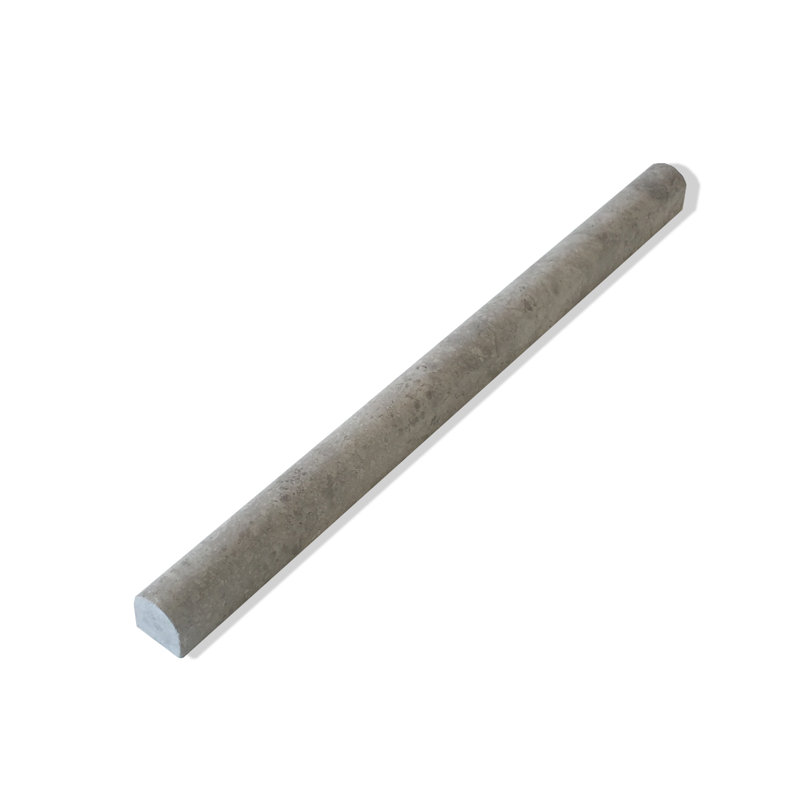 Garniture de tuile en marbre 0,75 po x 0,75 po beige Silver Galaxy