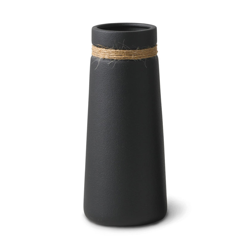 Ceramic / Porcelain Table Vase, Black