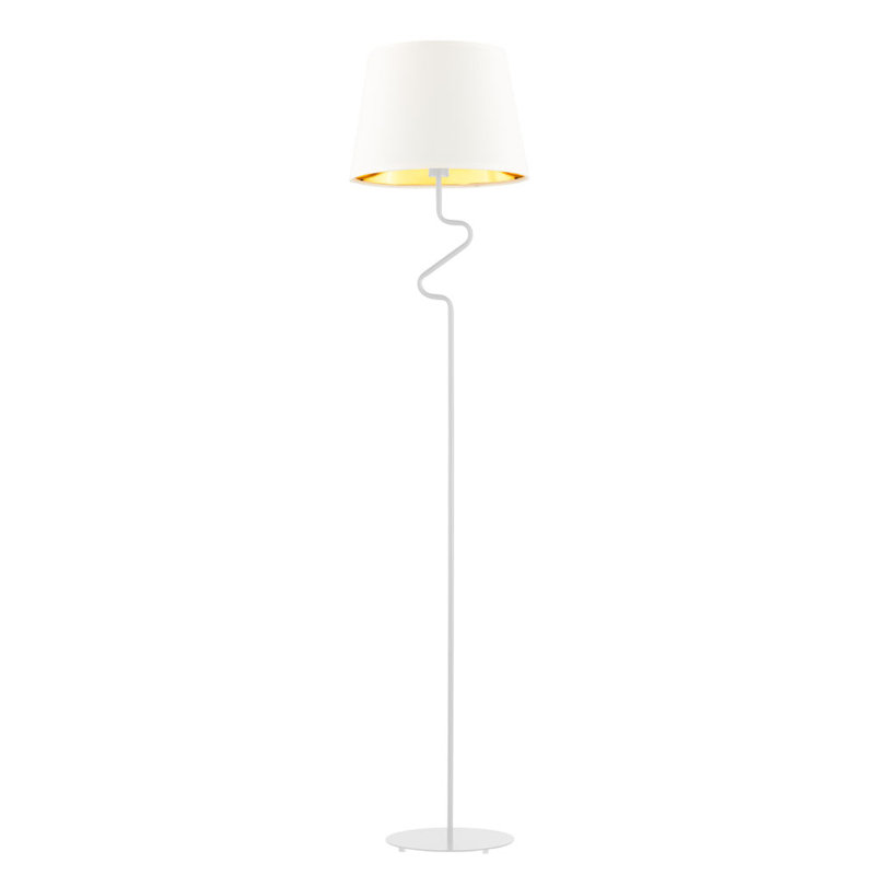 Kulyu 174cm Traditional Floor Lamp, White, White